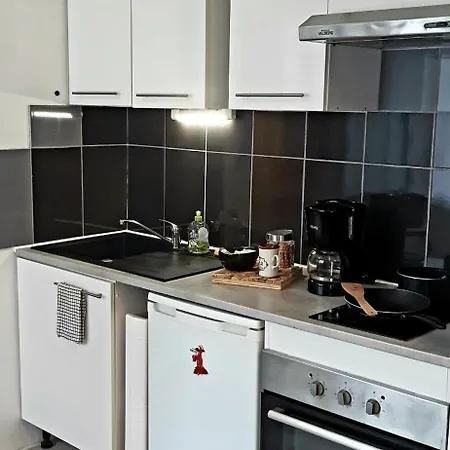 شقة Studio Confortable Terrasse & Gare Et Centre 10 Min A Pied *